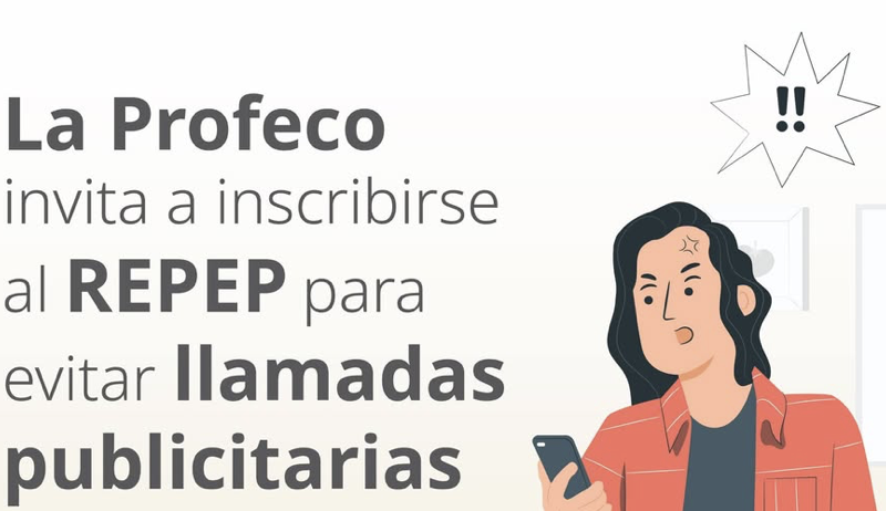 Registros REUS y REPEP para bloquear publicidad telefónica en México.