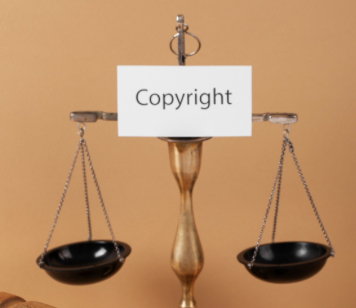 Documento legal que simboliza la Ley Federal del Derecho de Autor en México.