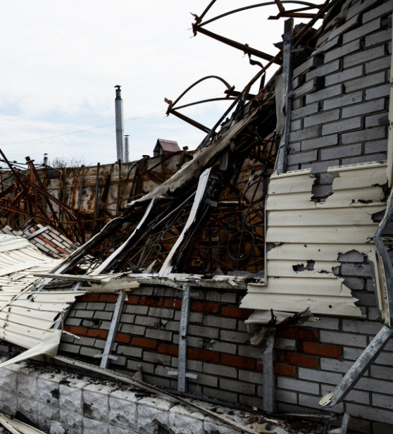 Edificios colapsados en el terremoto de 1985 en la Ciudad de México.