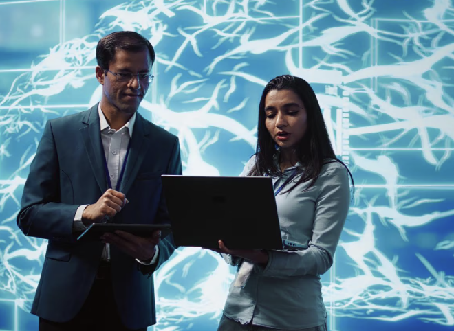 Representación visual del futuro legal con IA en México