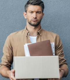 Infografía que muestra los dos tipos de amparo en México: directo e indirecto, con ejemplos visuales como un tribunal para el amparo directo y una persona para el amparo indirecto.